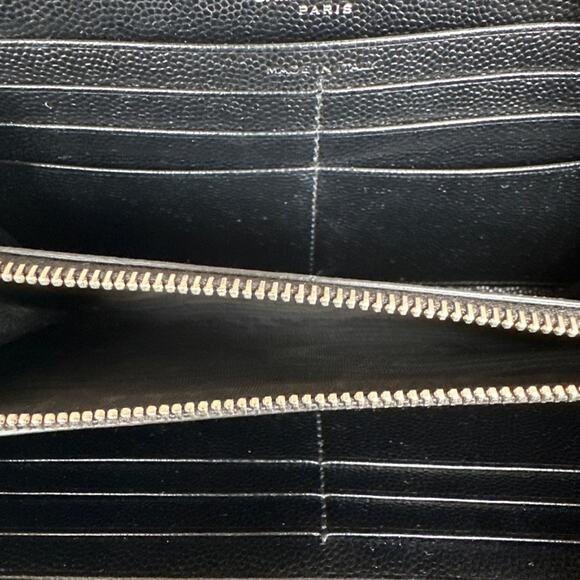 Saint Laurent Classic Monogram Zip Around Wallet - Picture 3 of 8